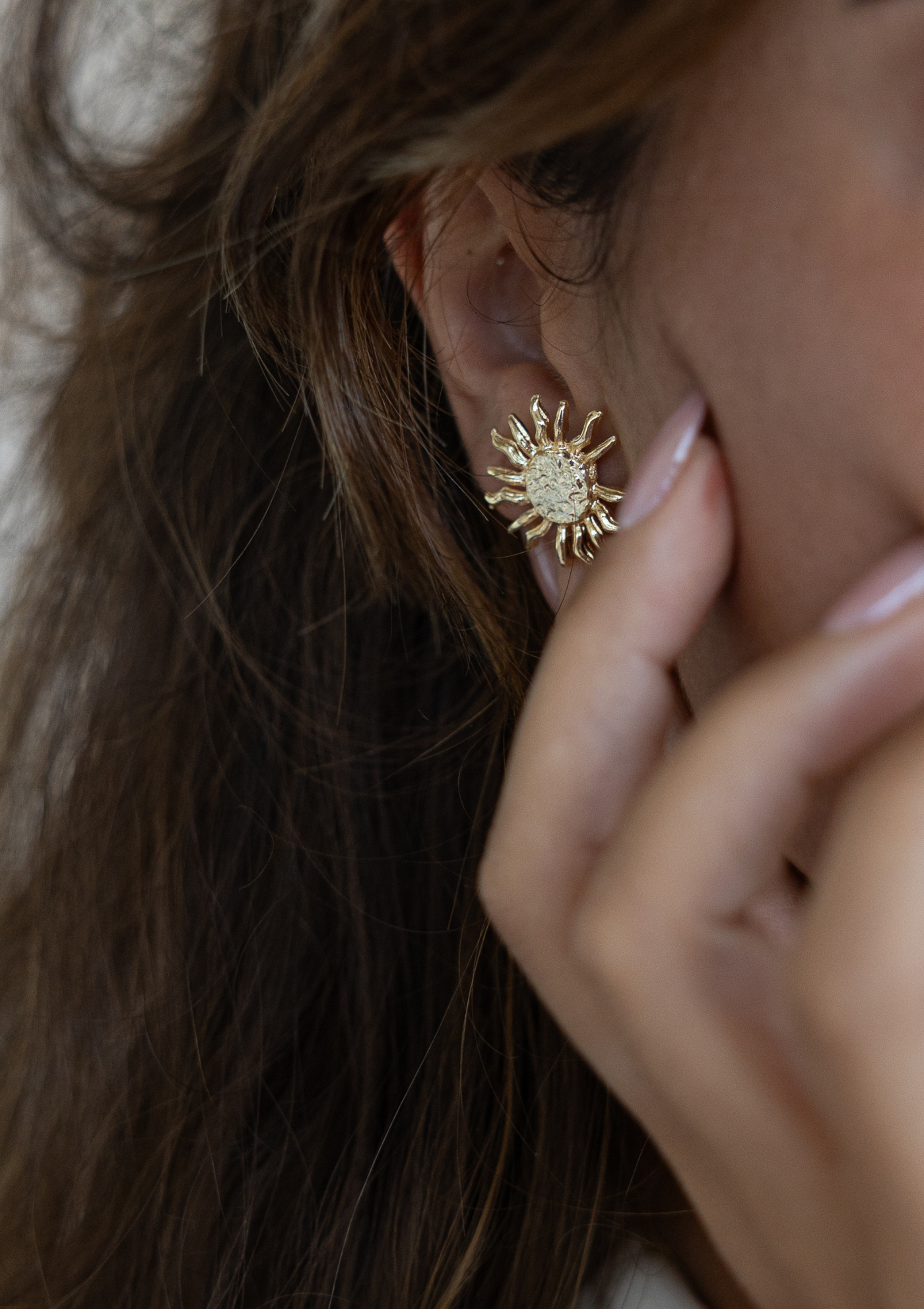 SOLAR EARRING  - GOLD