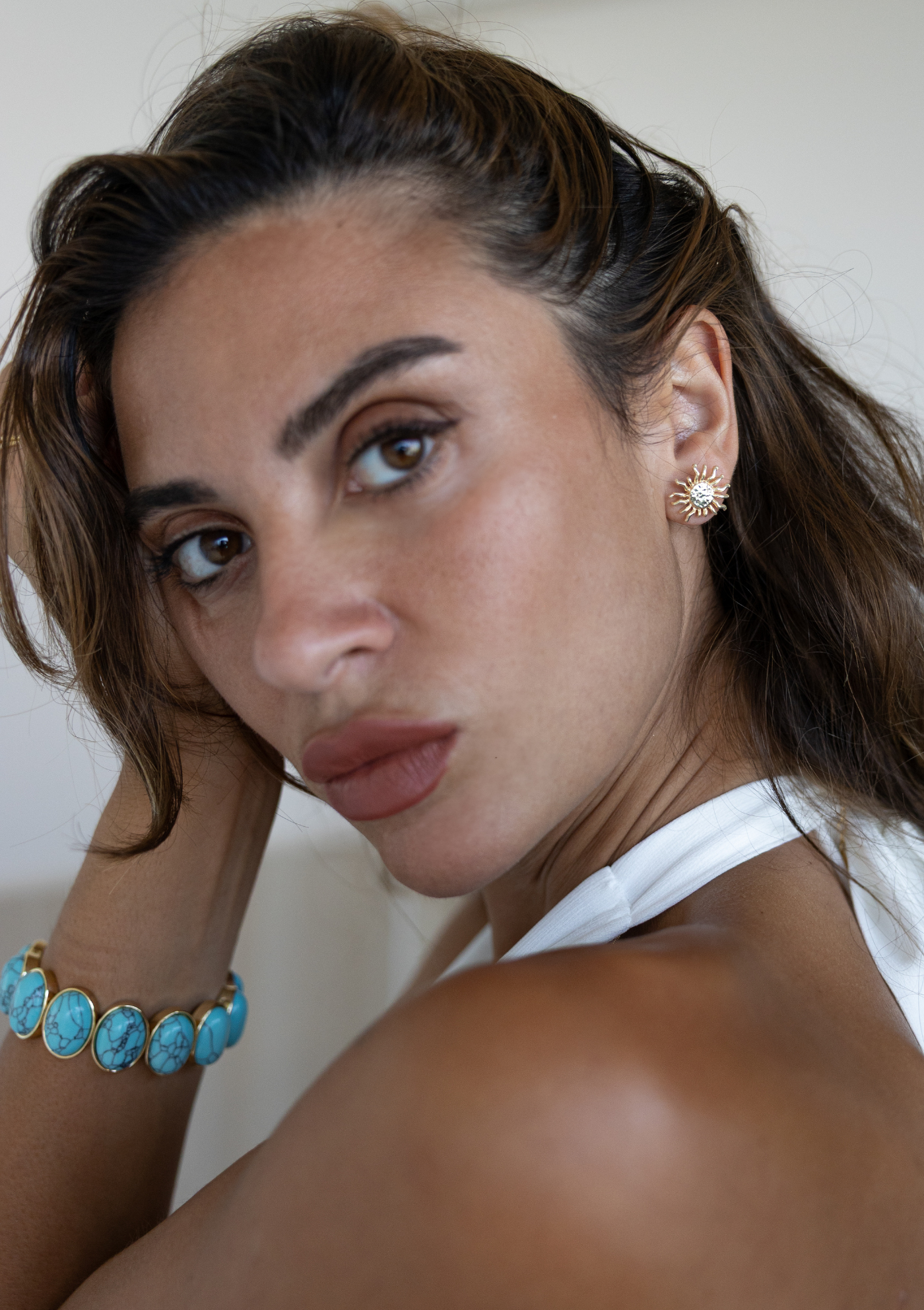 Bold & Mini Solar Earring – Gold Boho Jewelry | My Bohemian Store