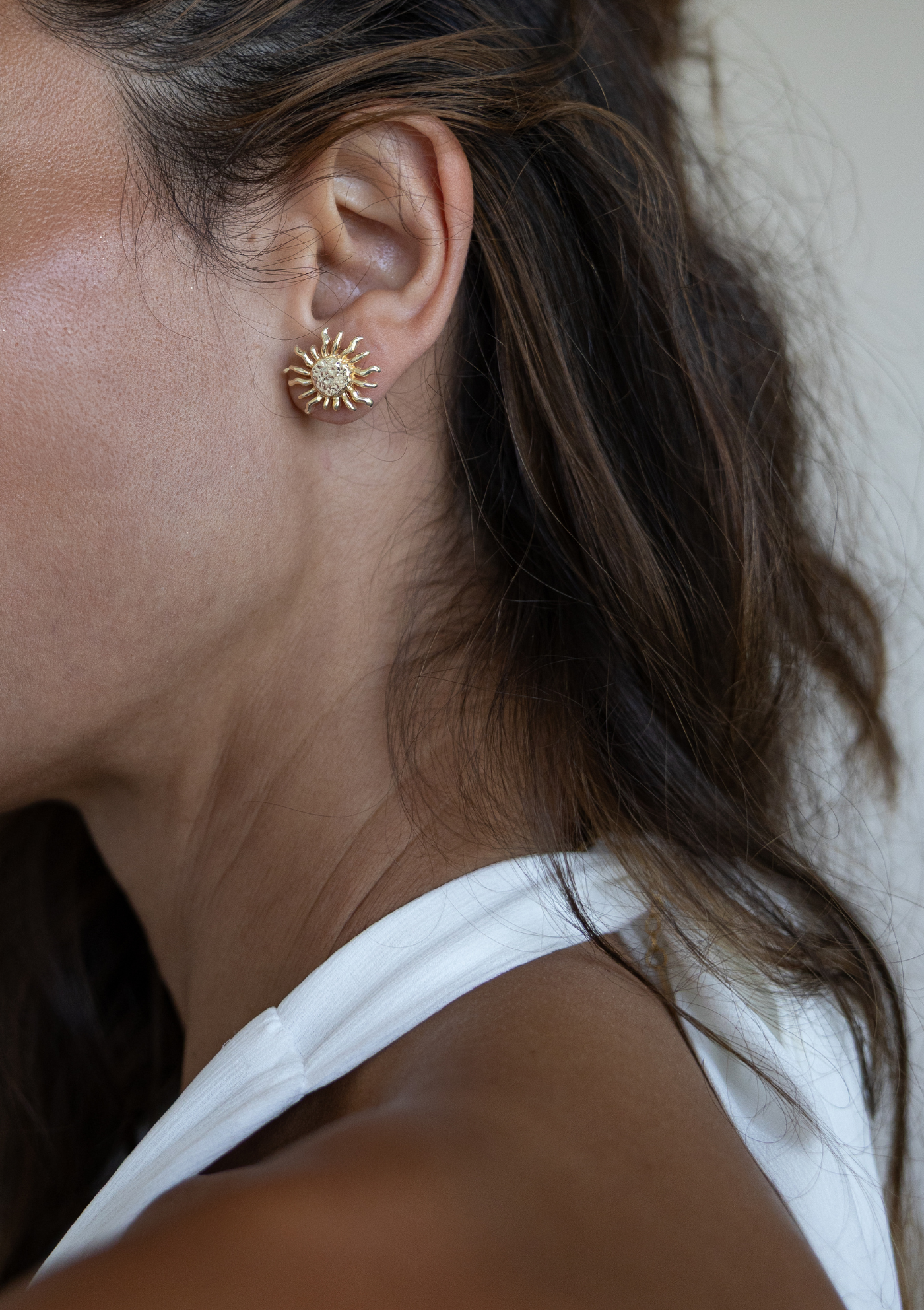 Bold & Mini Solar Earring – Gold Boho Jewelry | My Bohemian Store