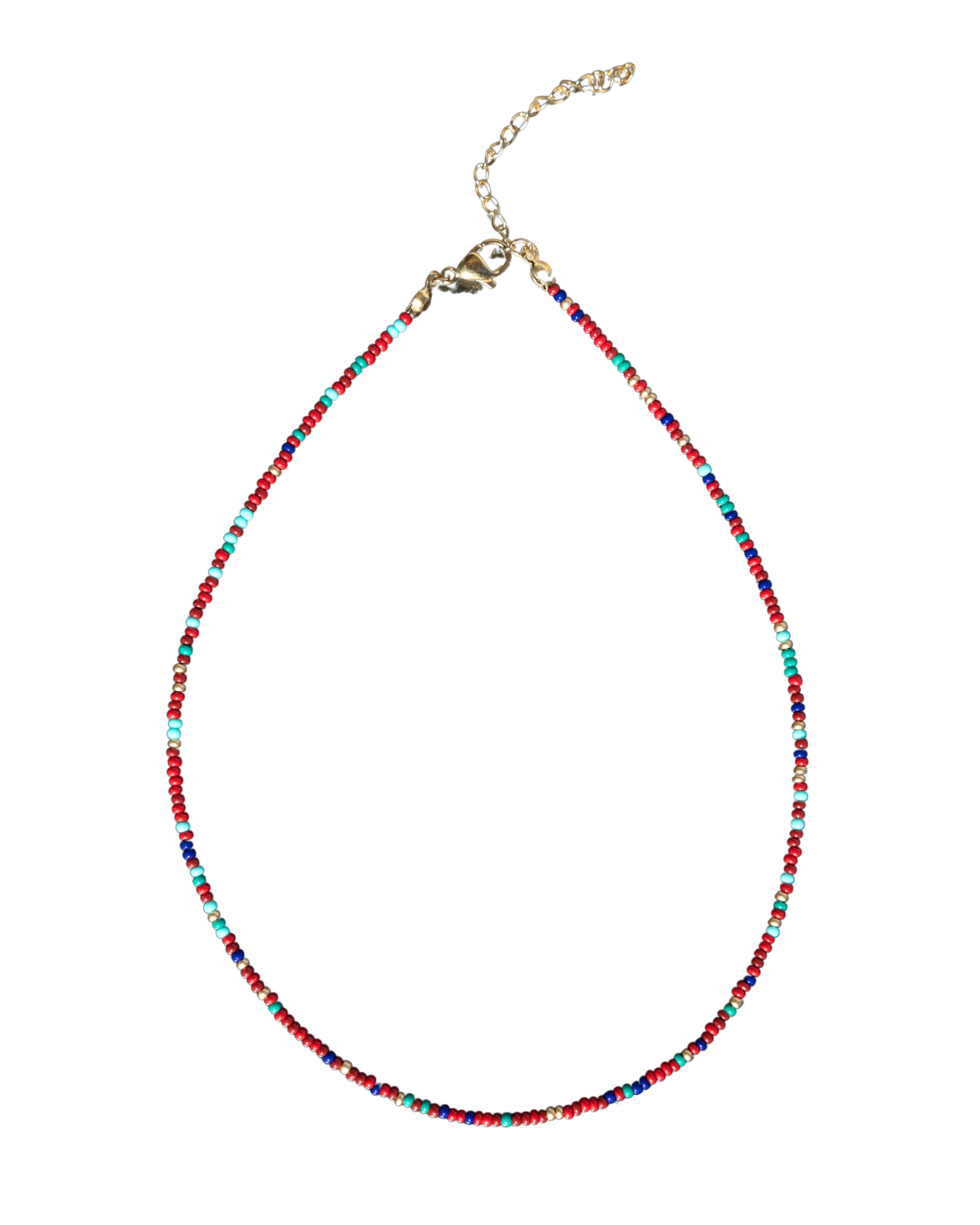 COLOURFUL BEAD NECKLACE | My Bohemian Store