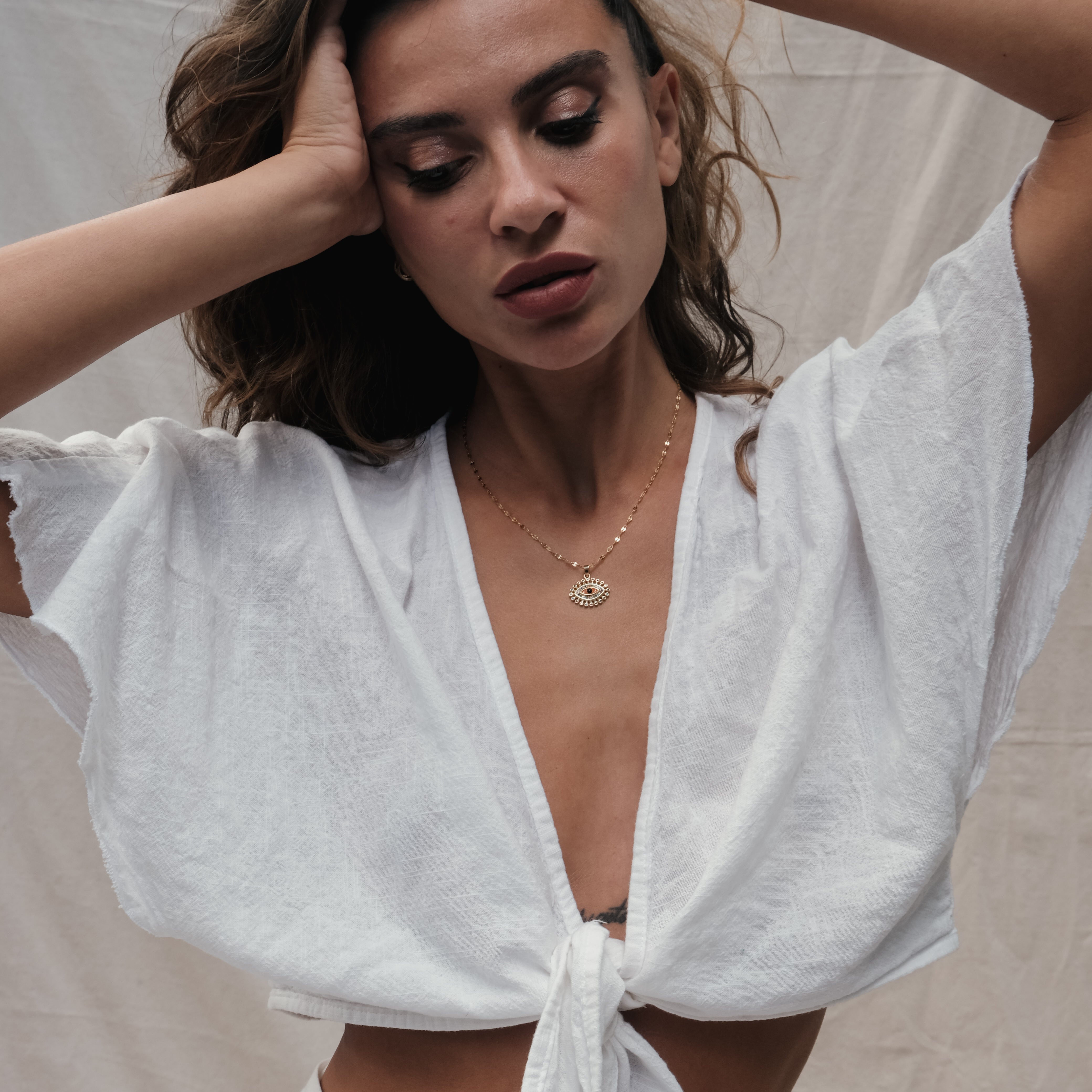 COLOURFUL EYE NECKLACE | My Bohemian Store