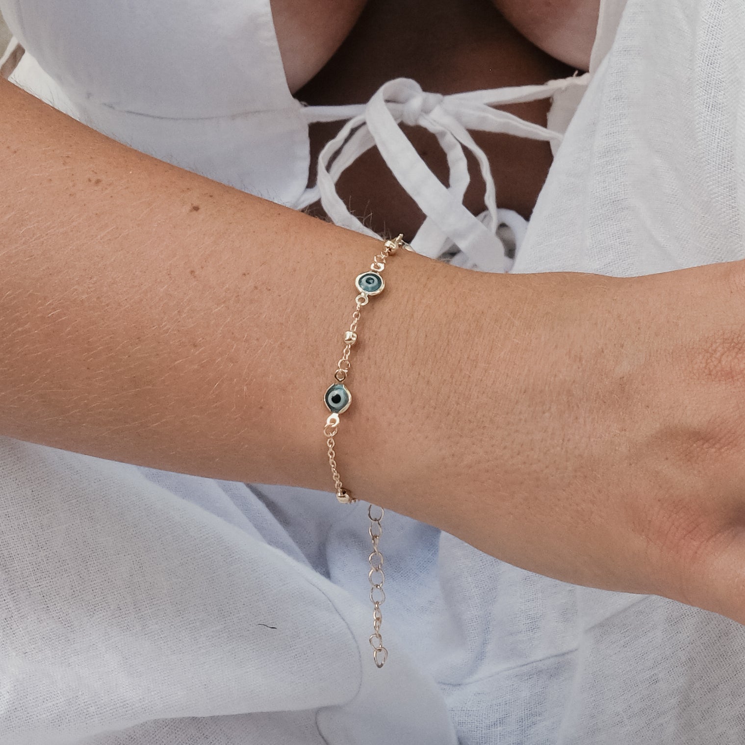 EVIL EYE GOLD BRACELET