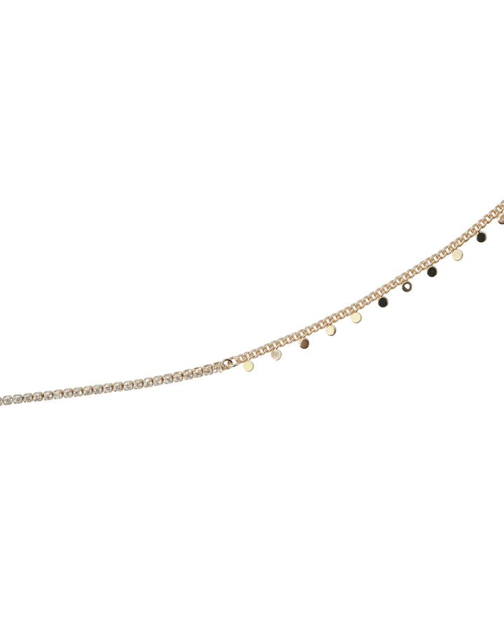 DIAMANTE CHAIN ANKLET