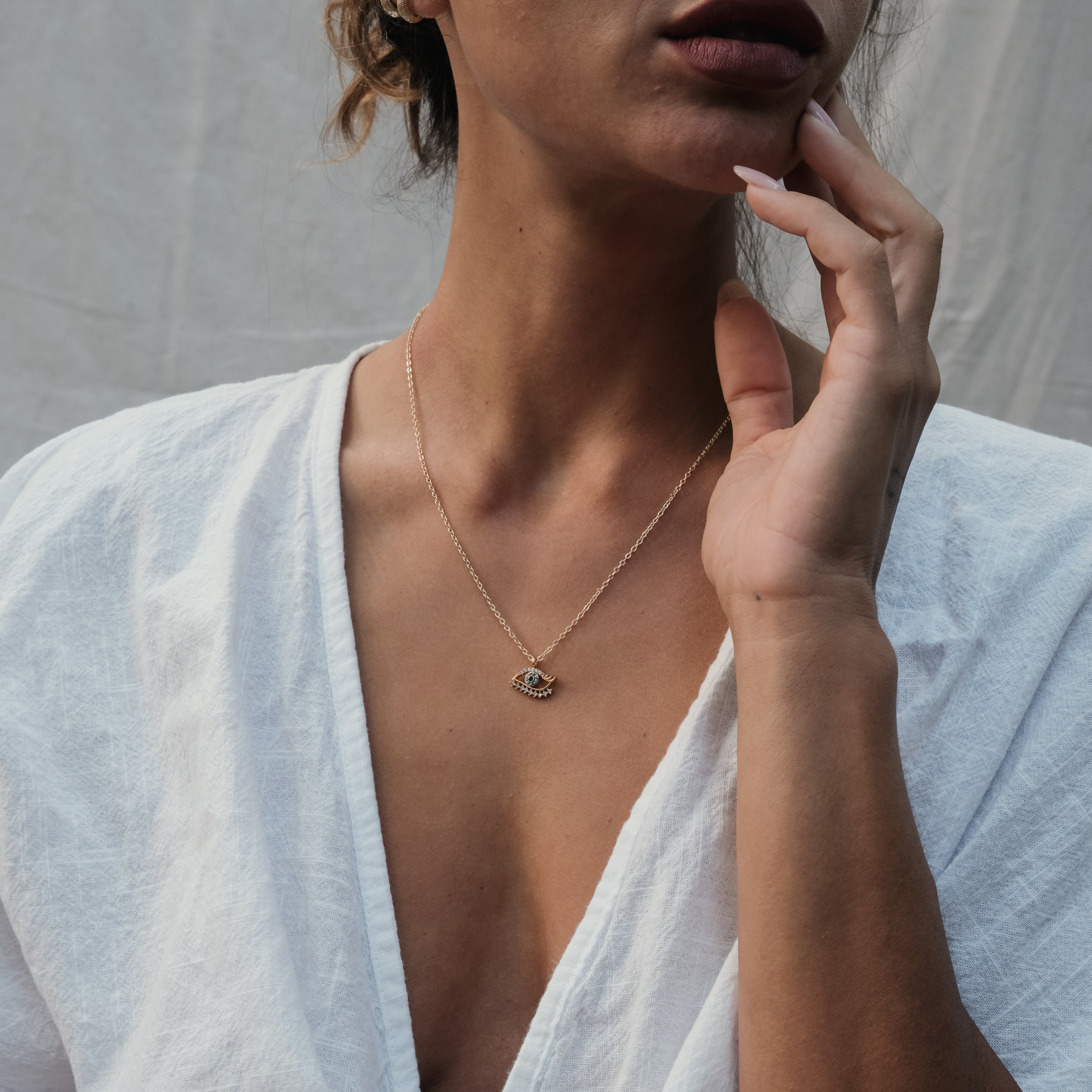 EVIL EYE CHAIN NECKLACE | My Bohemian Store