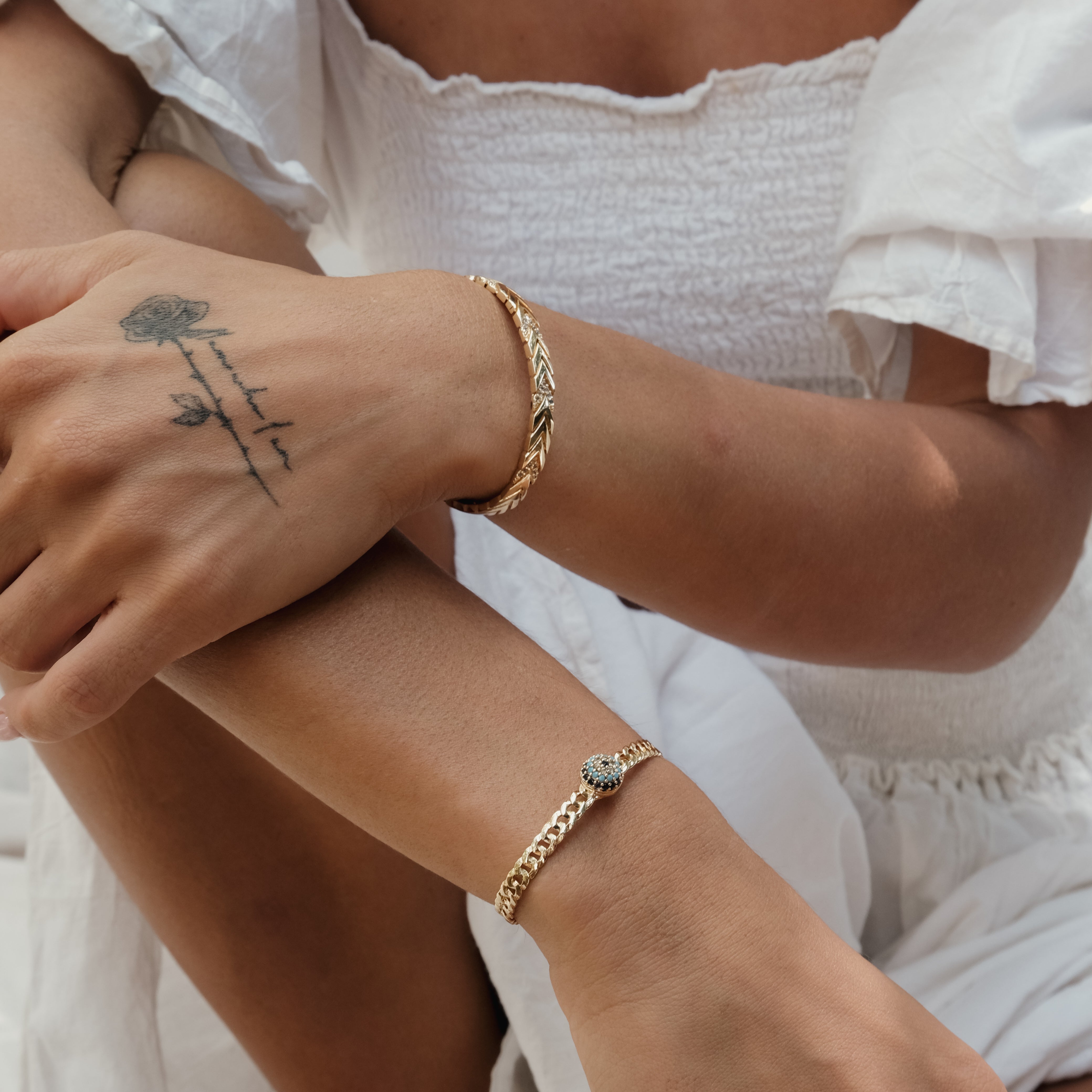 EVIL EYE CUFF BRACELET | My Bohemian Store 