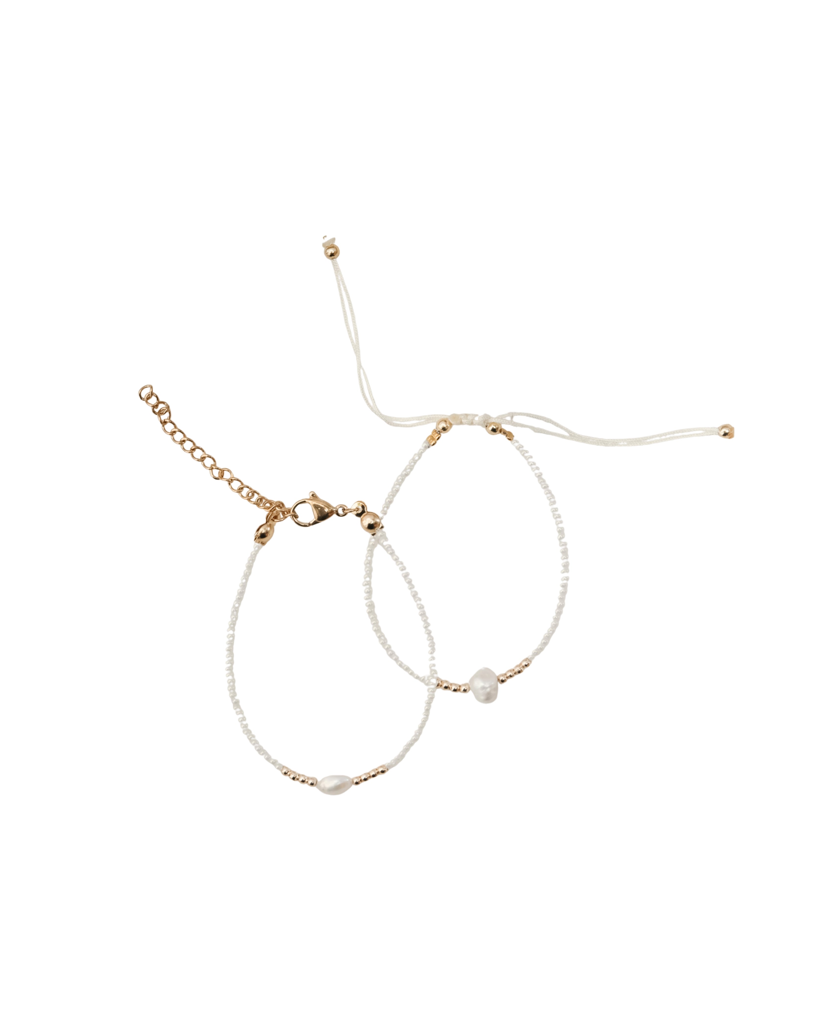 FRESH WATER PEARL & SEED BEAD BRACELET