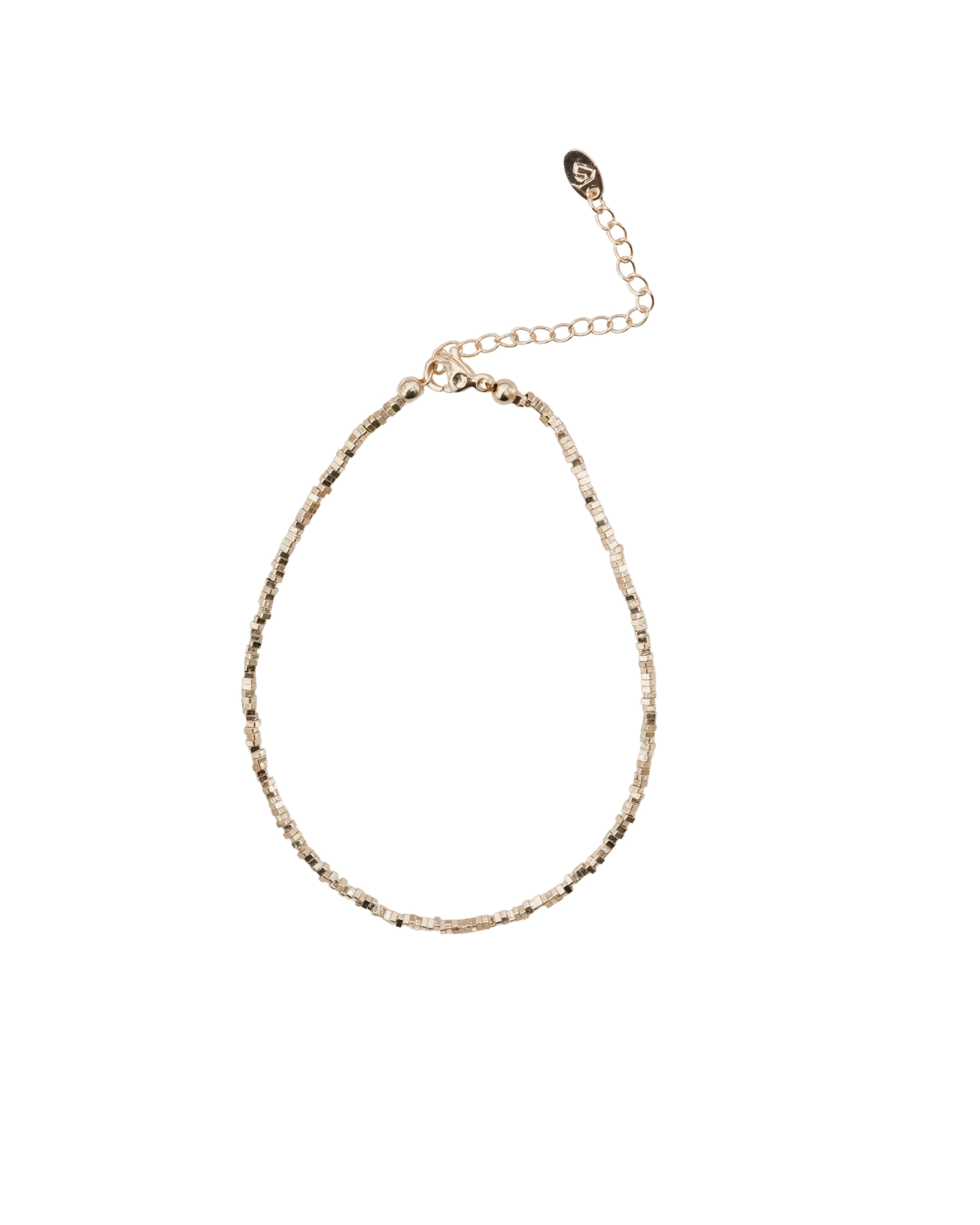 GOLD BEADED ANKLET | My Bohemian Store