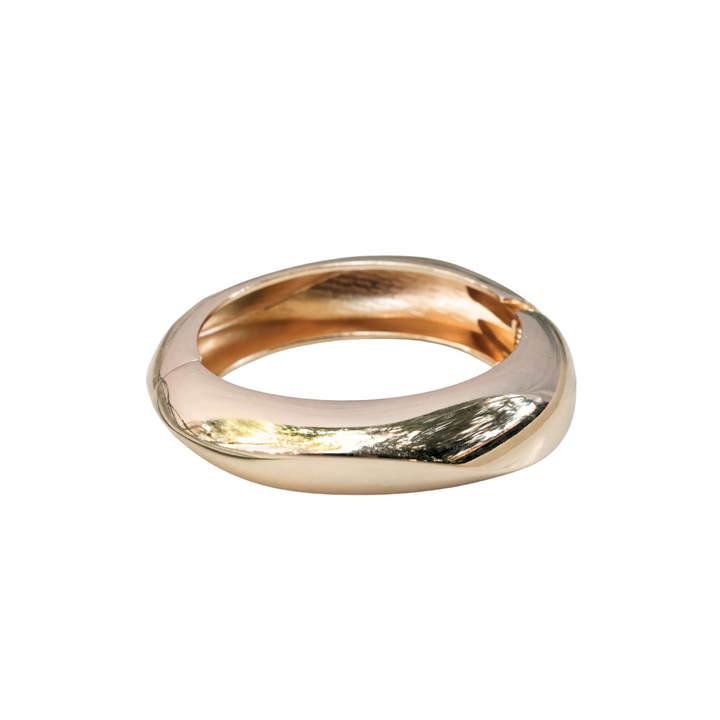 GOLD CHUNKY BANGLE - PLAIN
