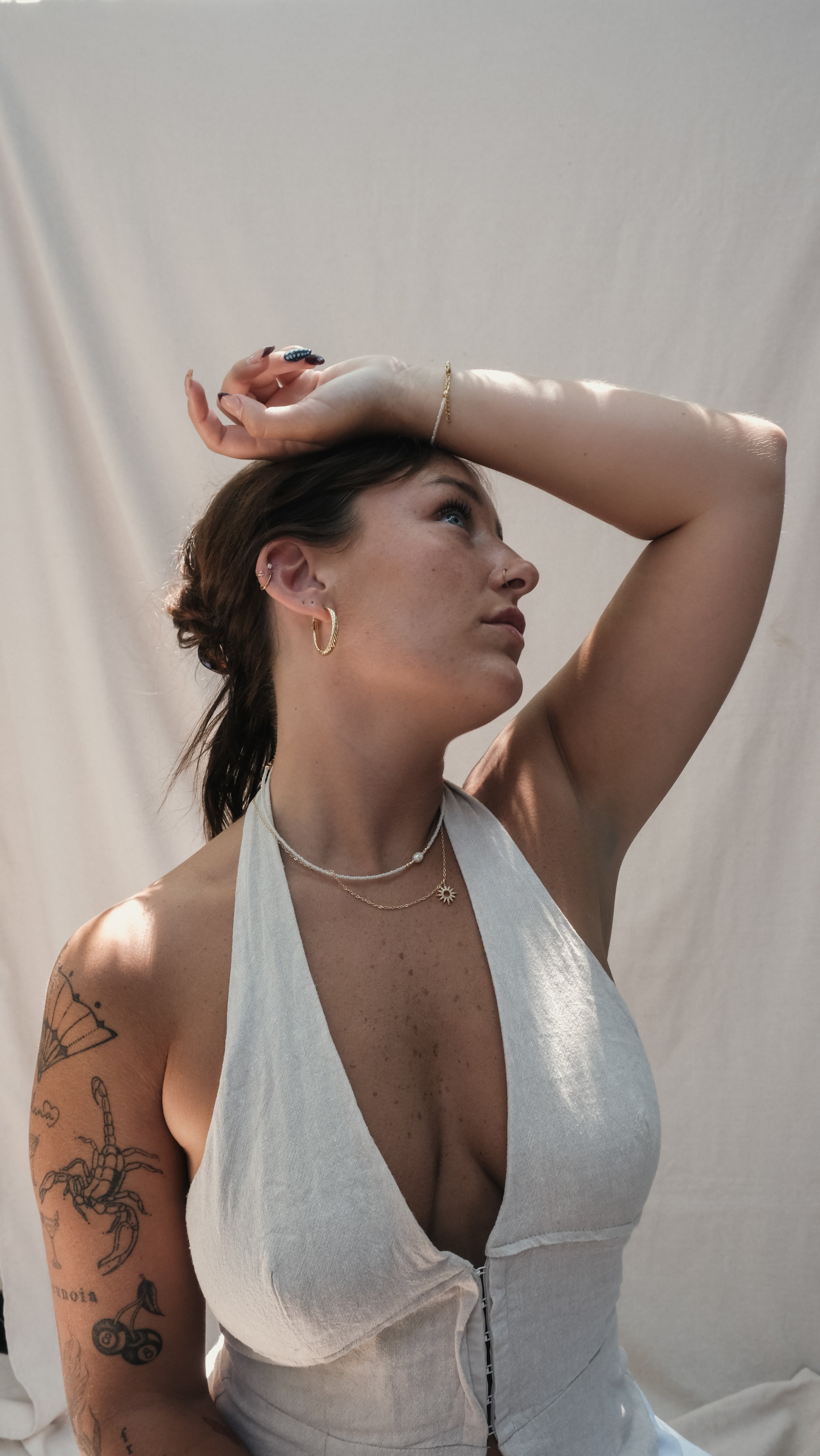 LARGE TWISTED HOOPS GOLD | My Bohemian Store