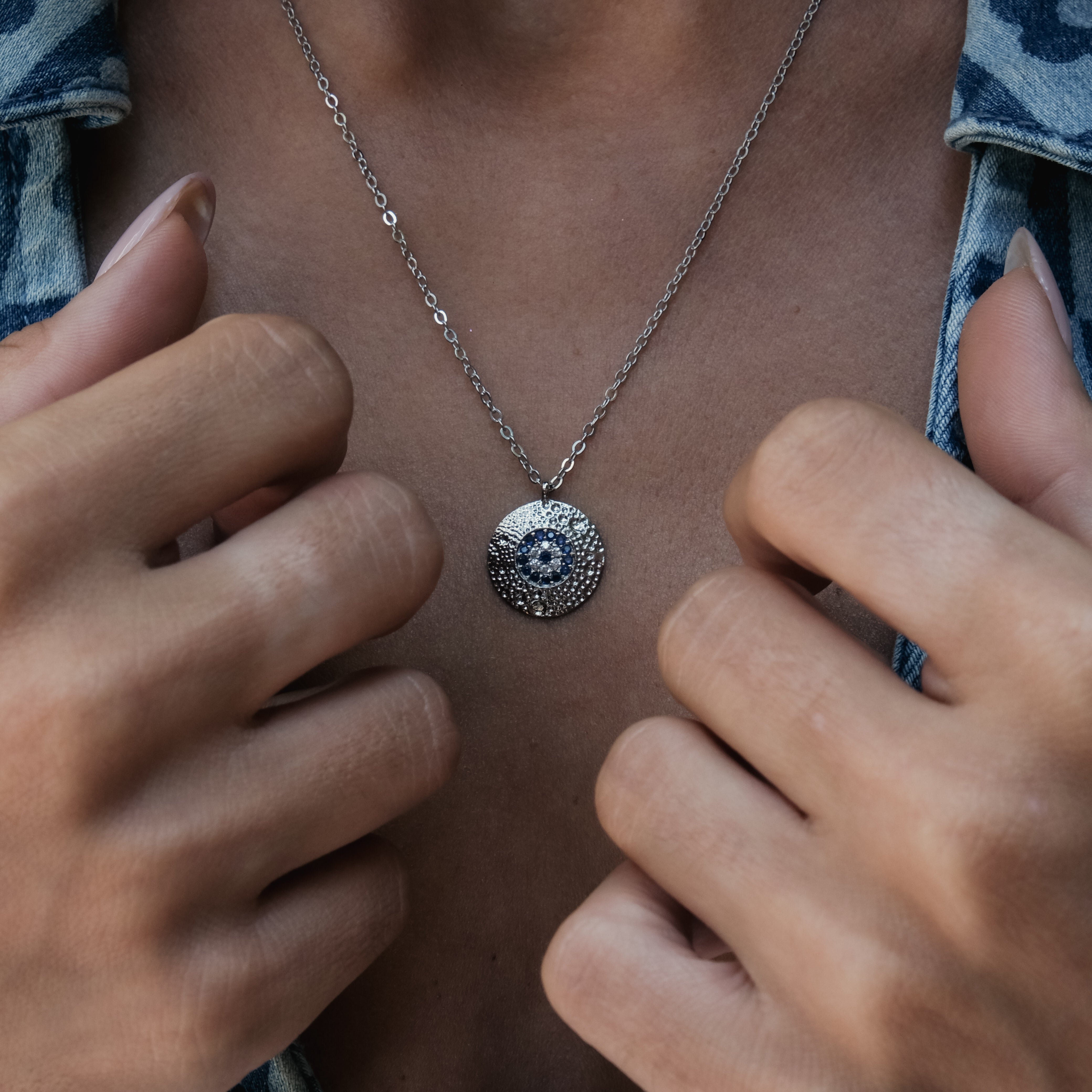 MEDALLION EYE NECKLACE | My Bohemian Store