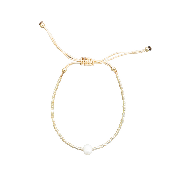 ONE PEARL & MIYUKI BEAD BRACELET | My Bohemian Store
