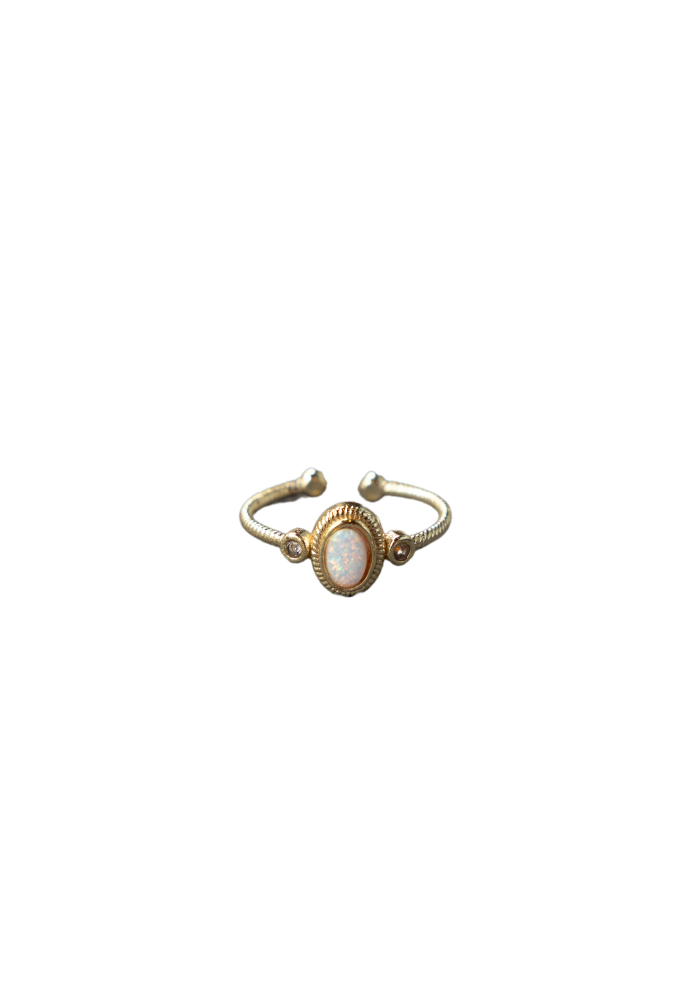 Opal Ring – Adjustable Gold Boho Jewelry | My Bohemian Store
