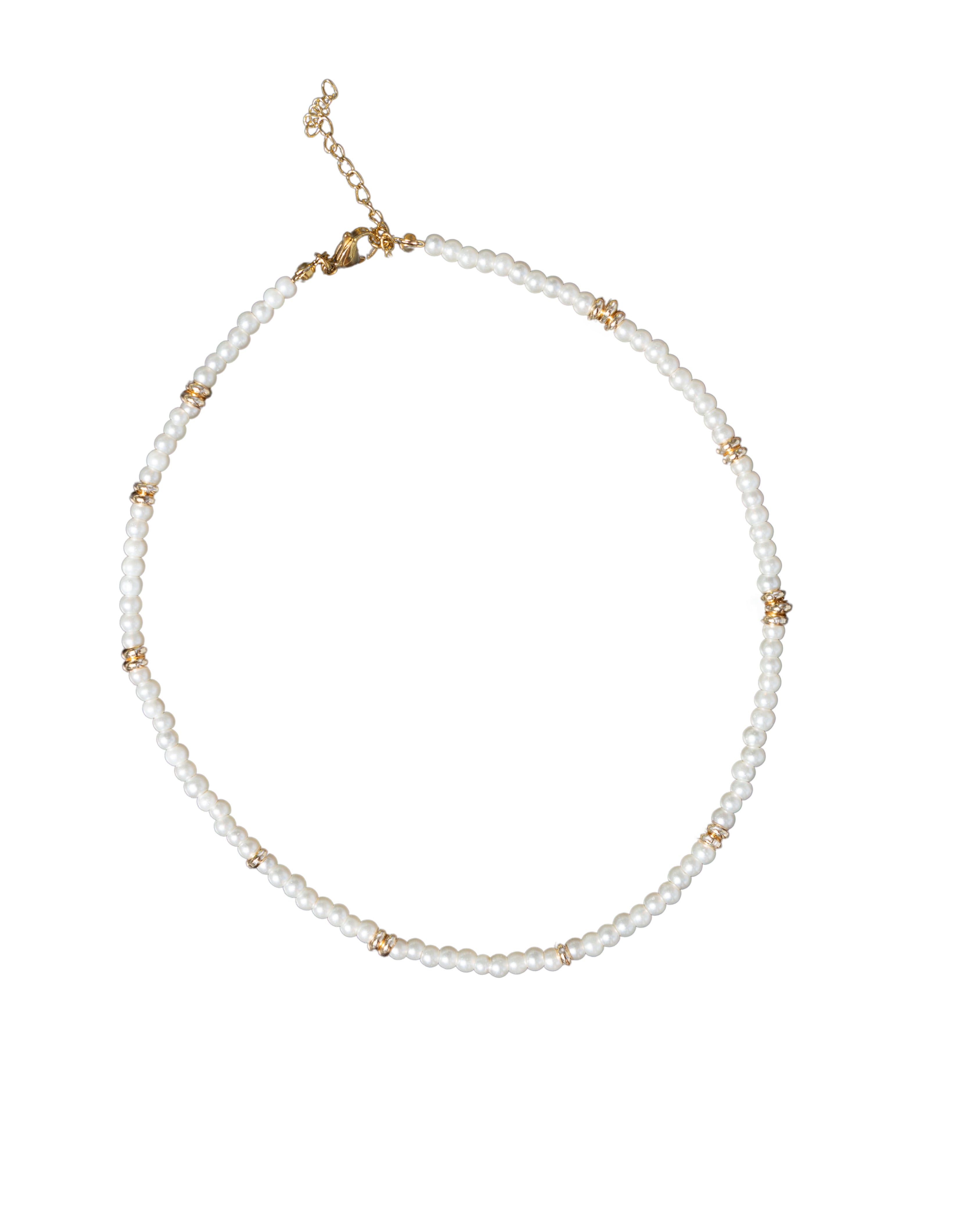 PLAIN GLASS PEARL BEAD NECKLACE | My Bohemian Store