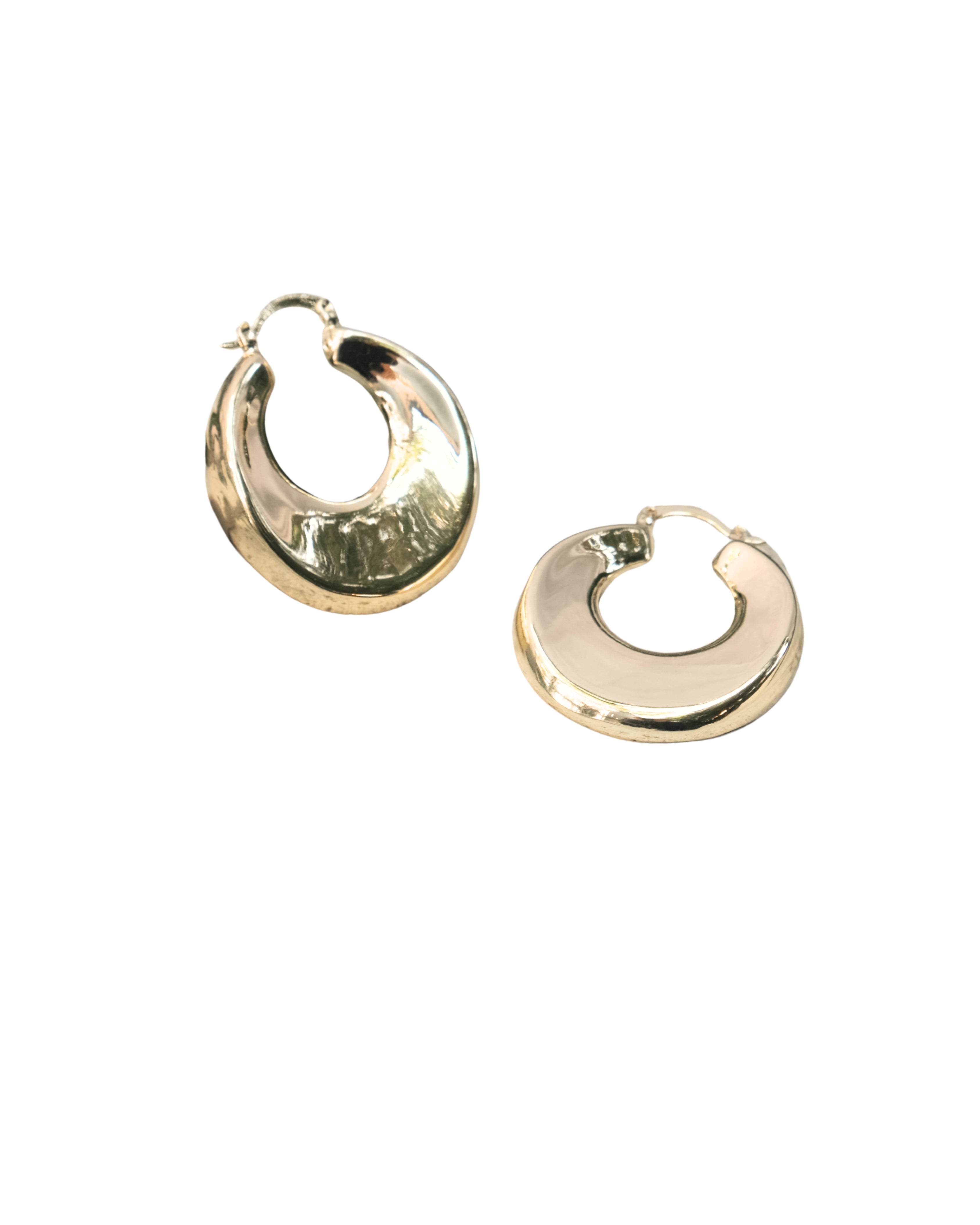 RETRO CHUNKY HOOPS GOLD | My Bohemian Store