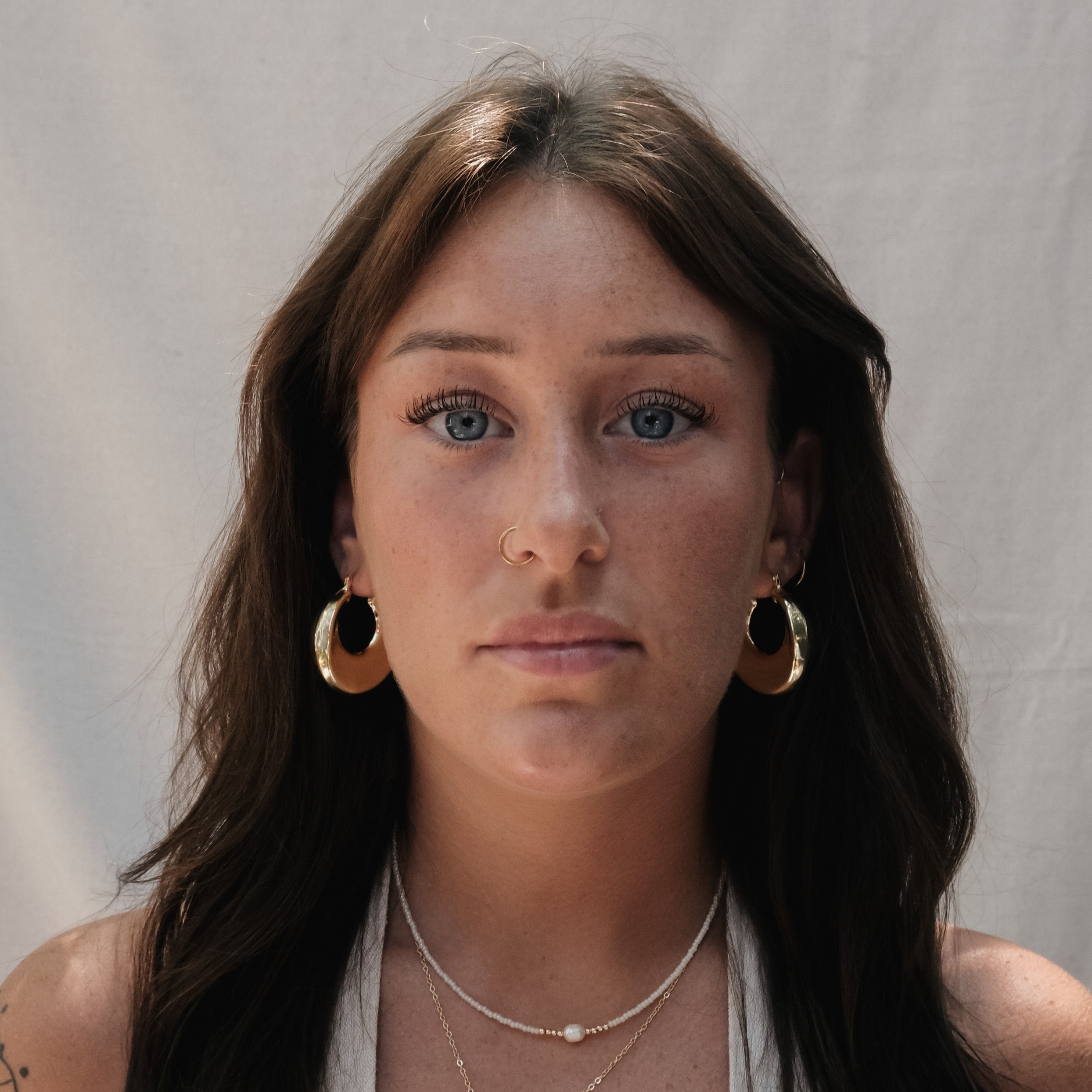 RETRO CHUNKY HOOPS GOLD | My Bohemian Store