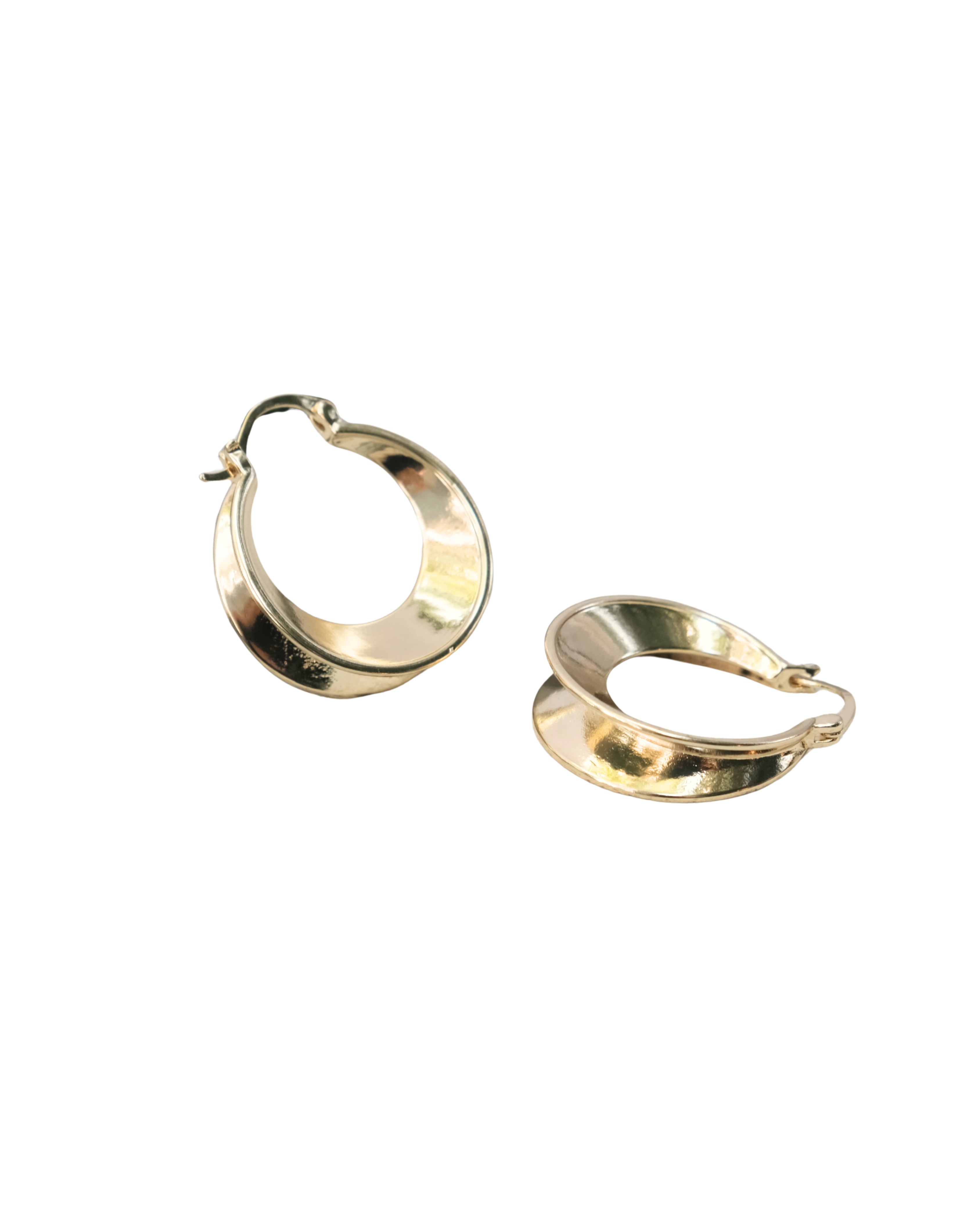 RETRO WAVY HOOP EARRINGS | My Bohemian Store