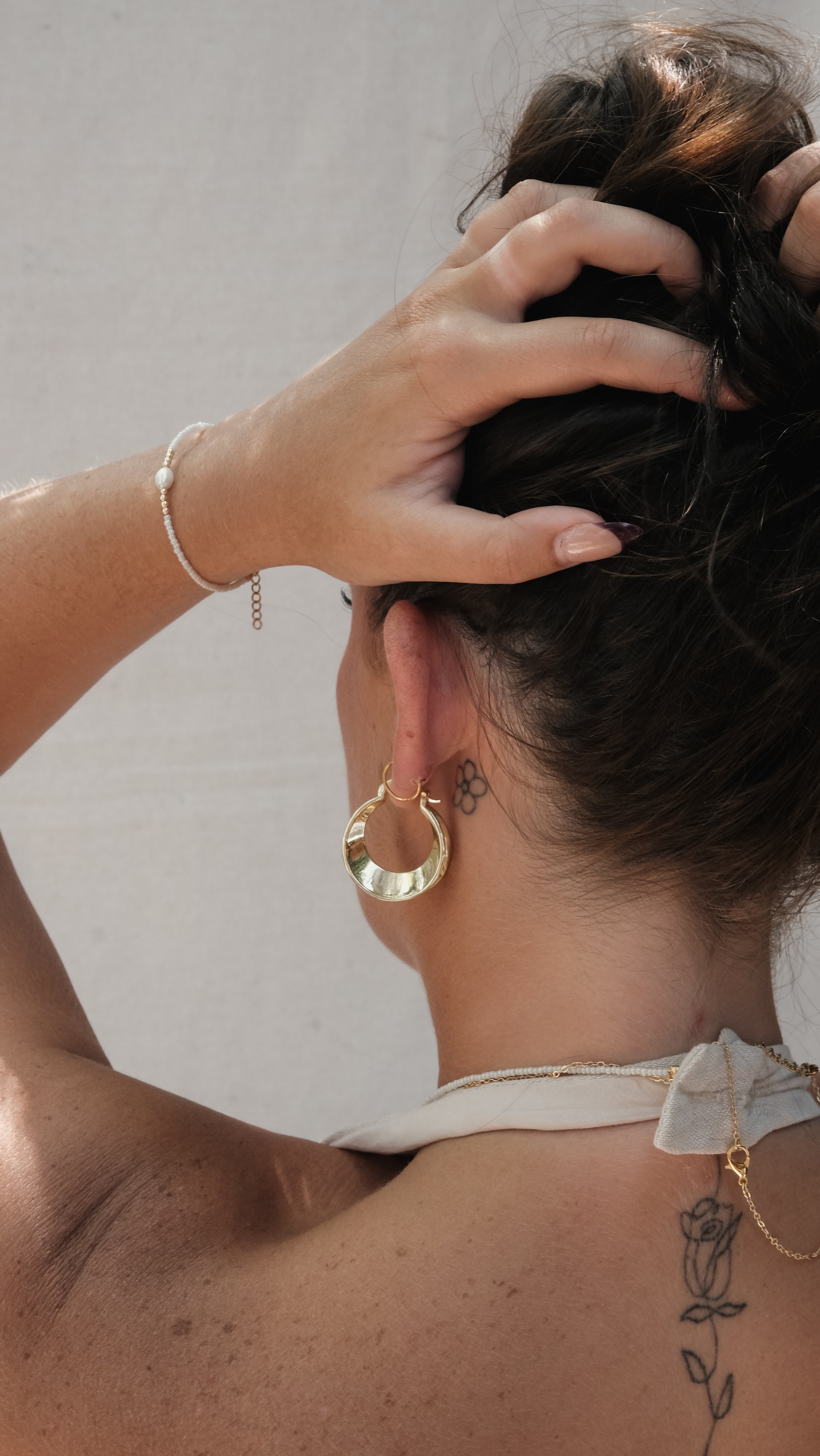 RETRO WAVY HOOP EARRINGS | My Bohemian Store