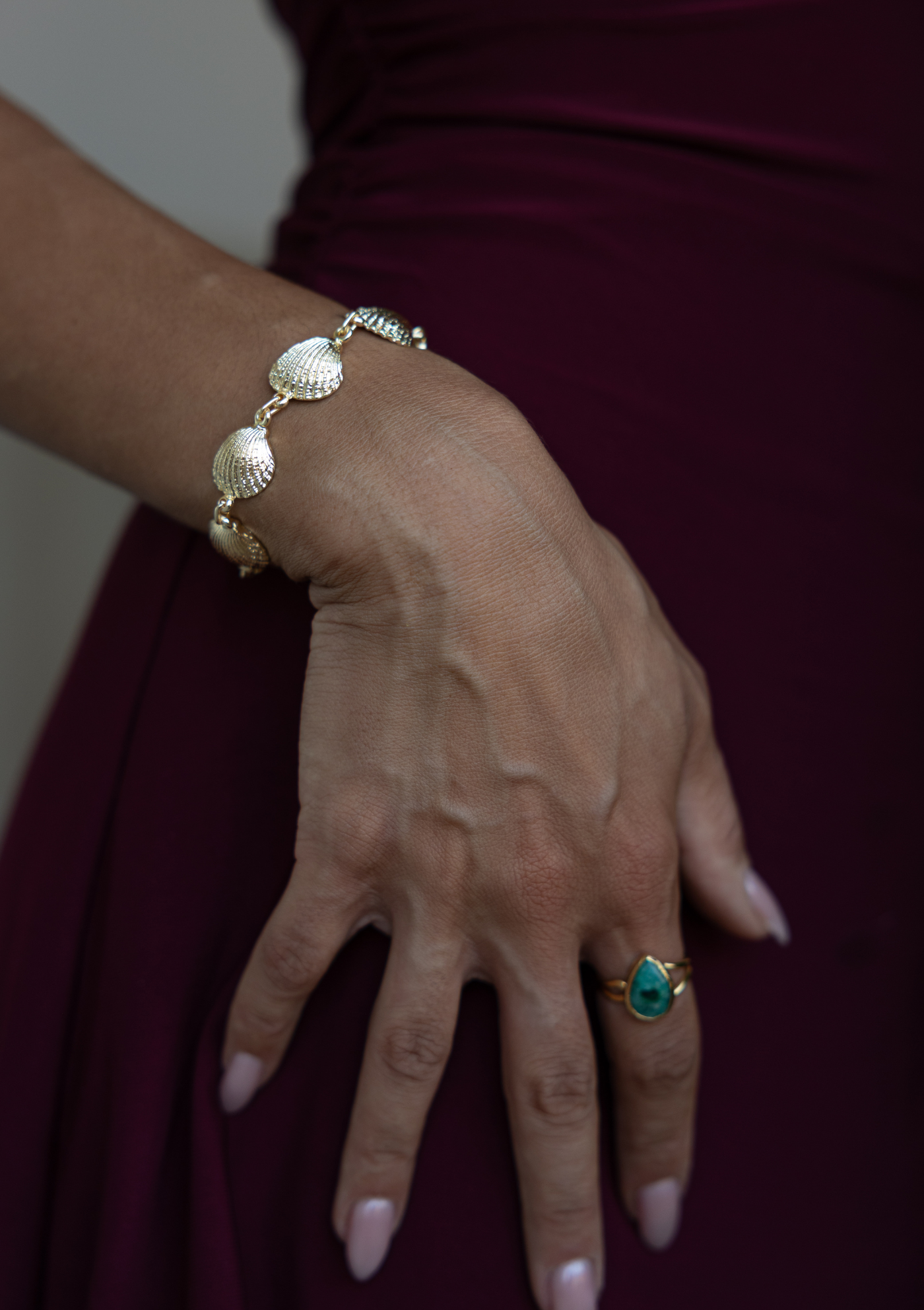 Seashell Bracelet – Gold Water-Resistant Boho Style| My Bohemian Store