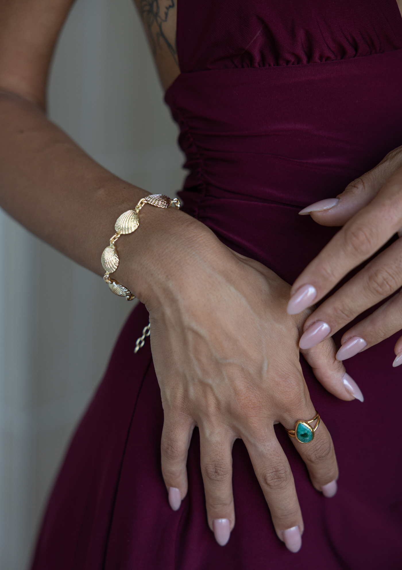 Seashell Bracelet – Gold Water-Resistant Boho Style| My Bohemian Store