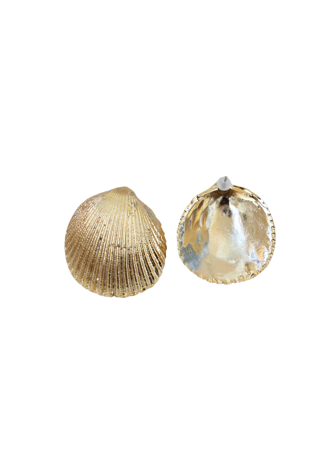 Seashell Earring – Gold Water-Resistant Boho | My Bohemian Store