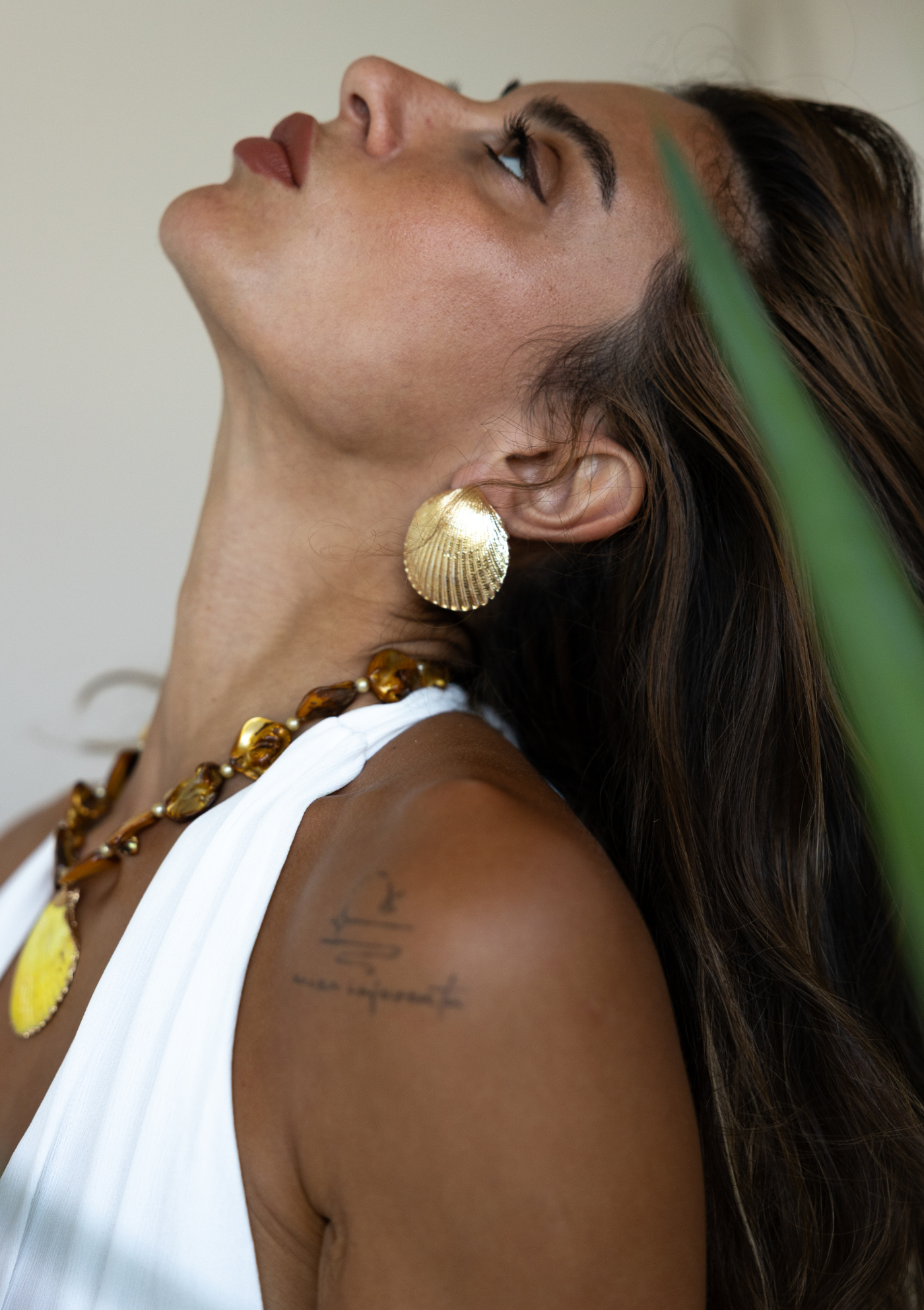 Seashell Earring – Gold Water-Resistant Boho | My Bohemian Store