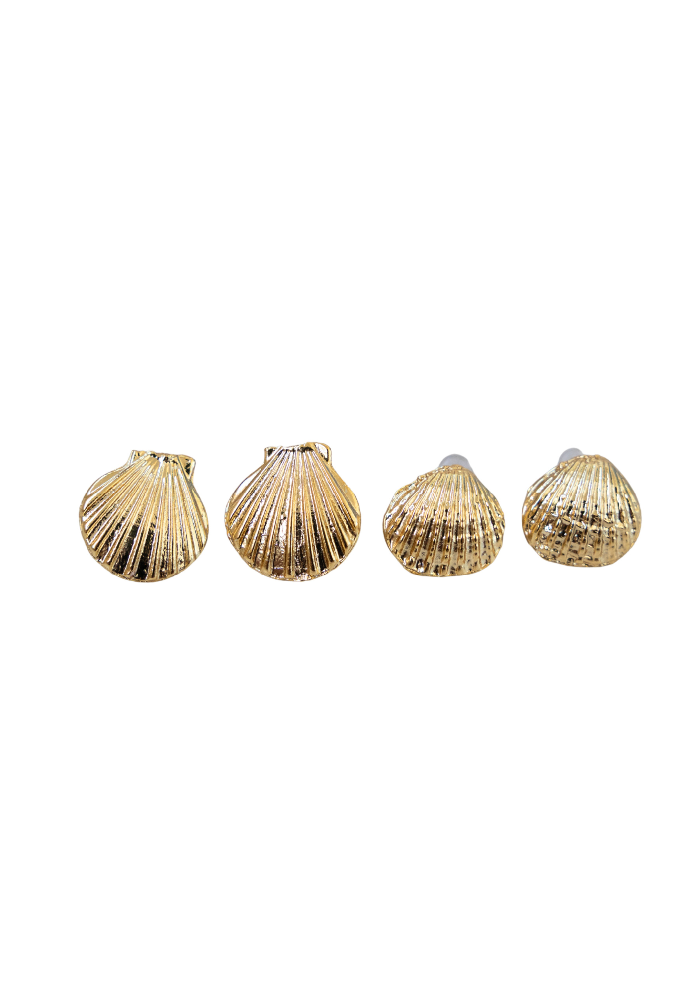Seashell Earring – Gold Water-Resistant Boho | My Bohemian Store