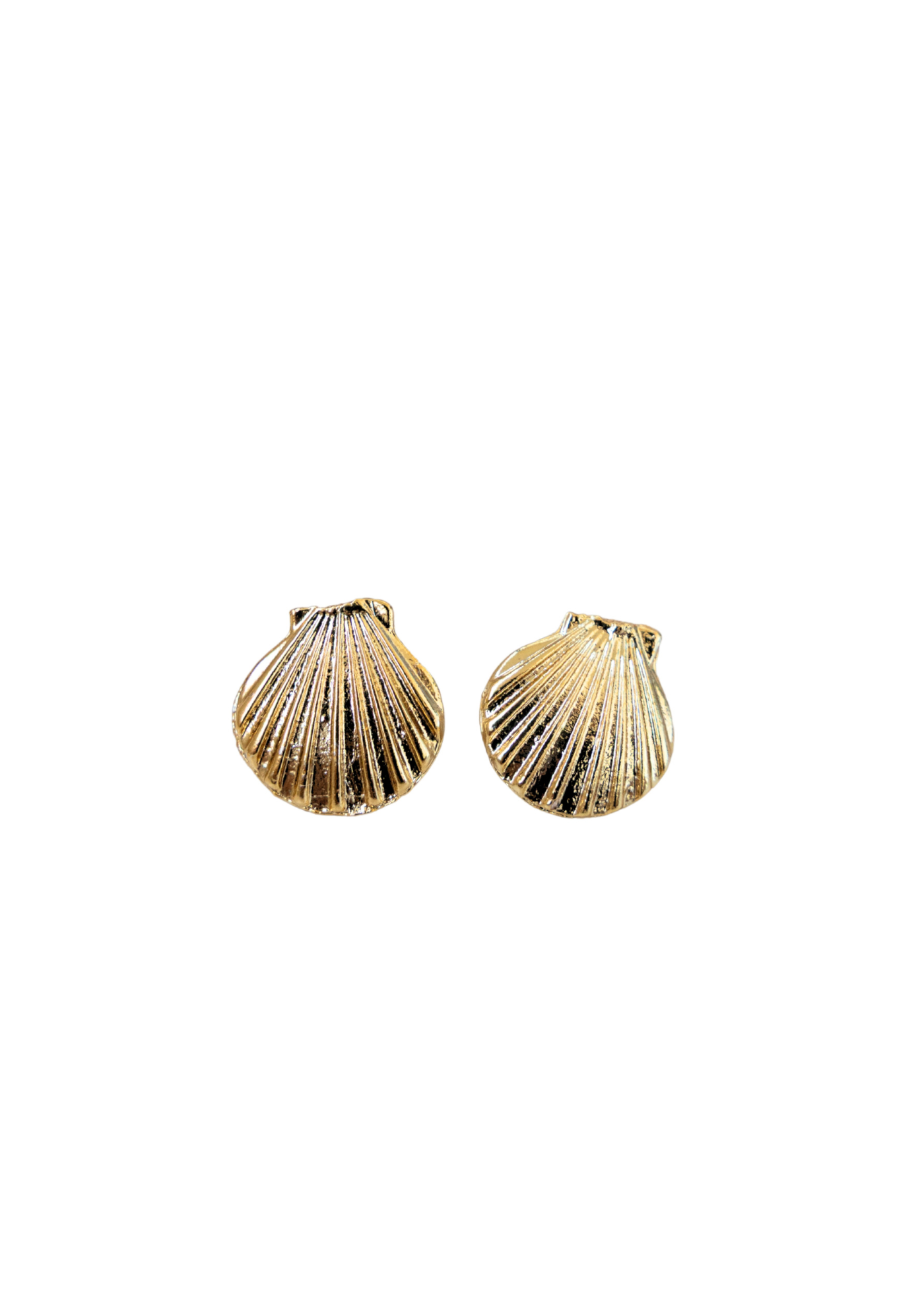 Seashell Earring – Gold Water-Resistant Boho | My Bohemian Store