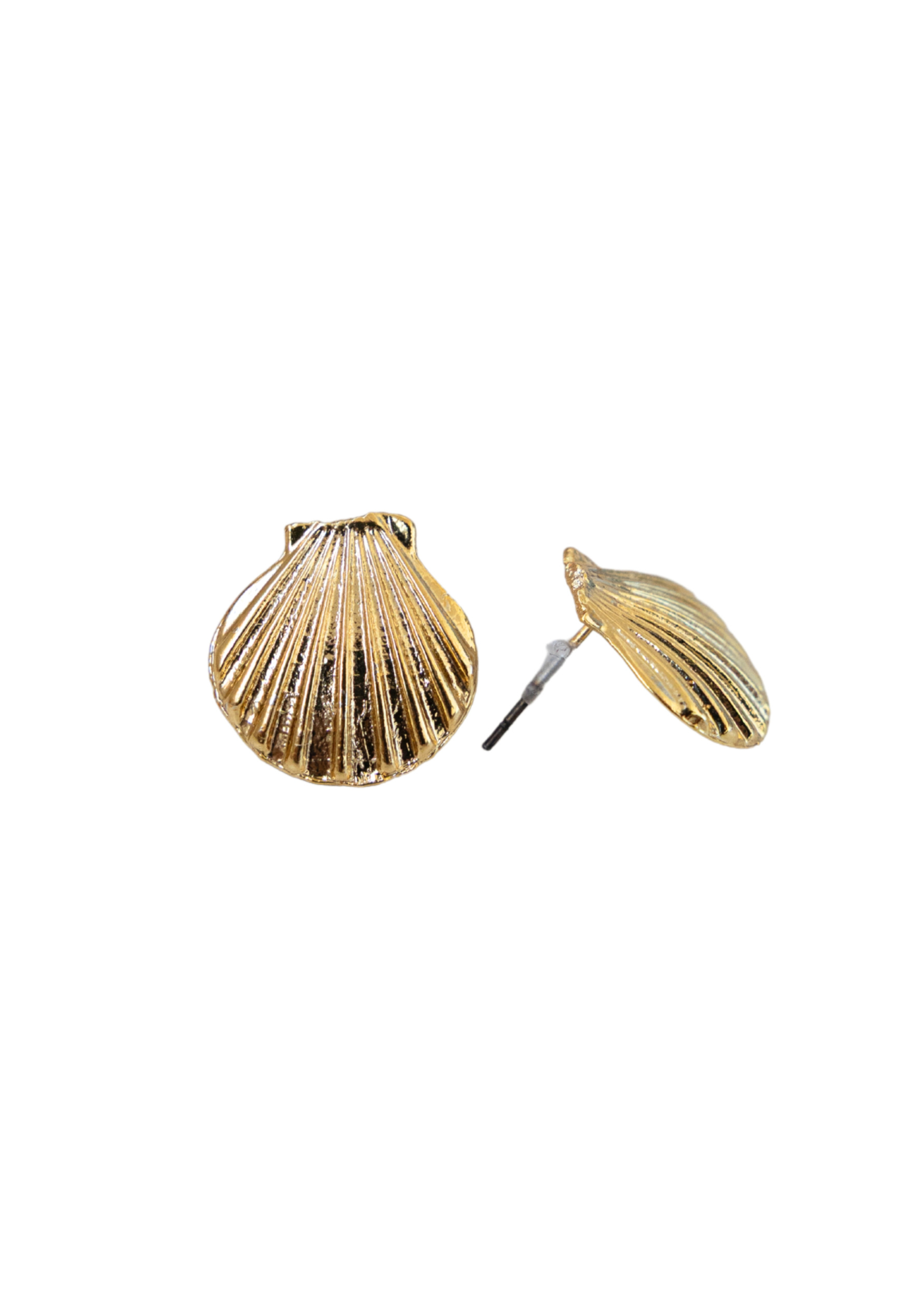 Seashell Earring – Gold Water-Resistant Boho | My Bohemian Store