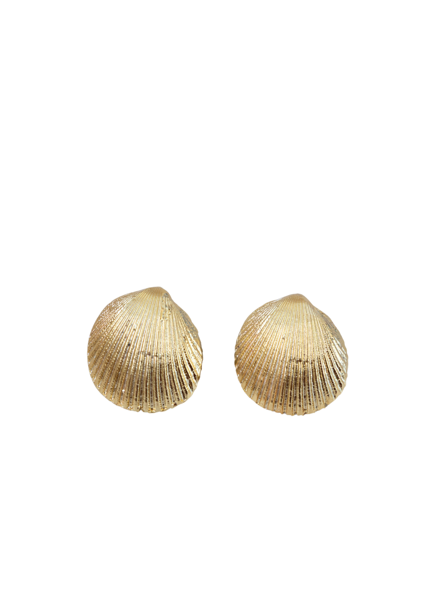 Seashell Earring – Gold Water-Resistant Boho | My Bohemian Store
