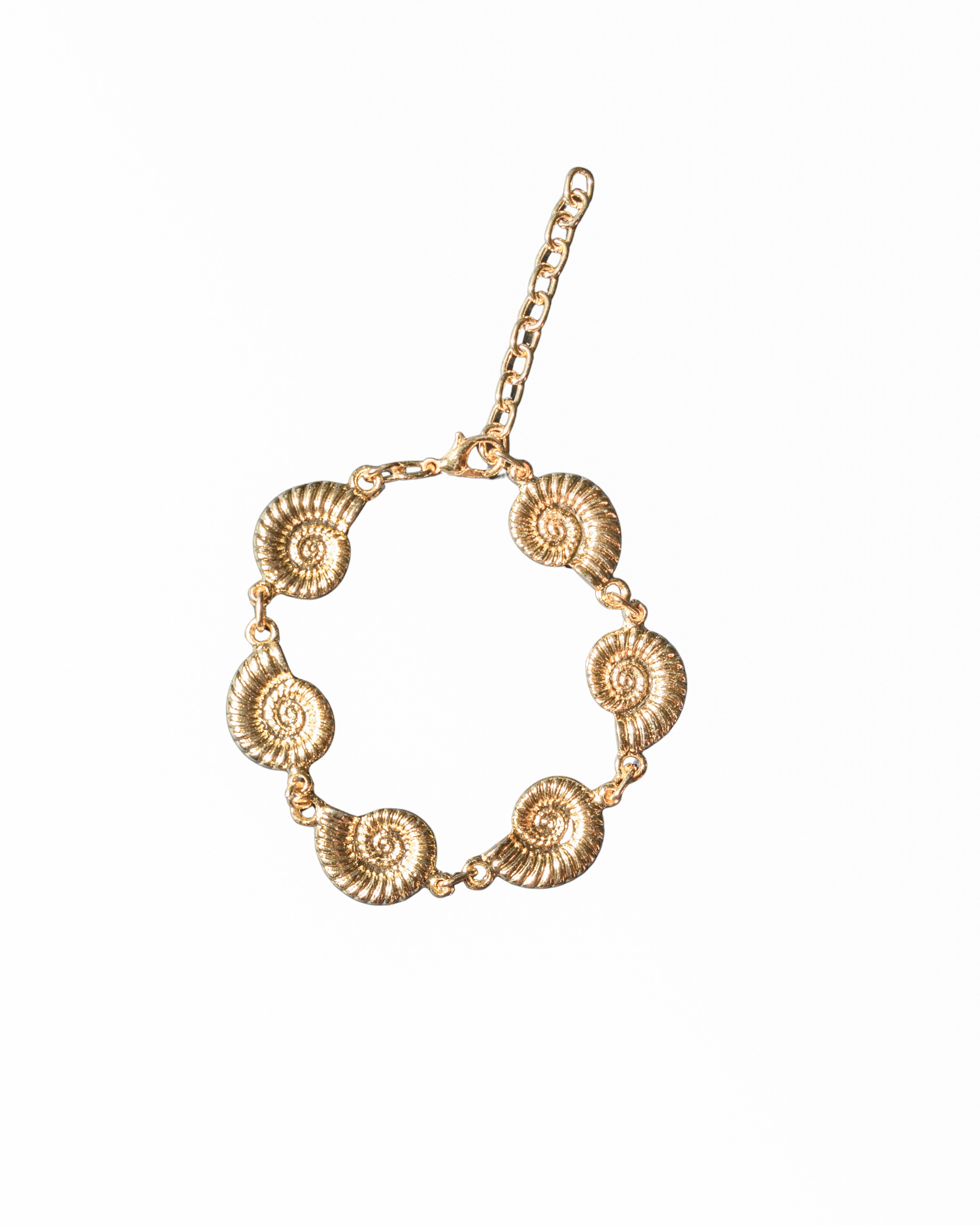 Spiral Seashell Bracelet – Gold Boho Jewelry | My Bohemian Store 