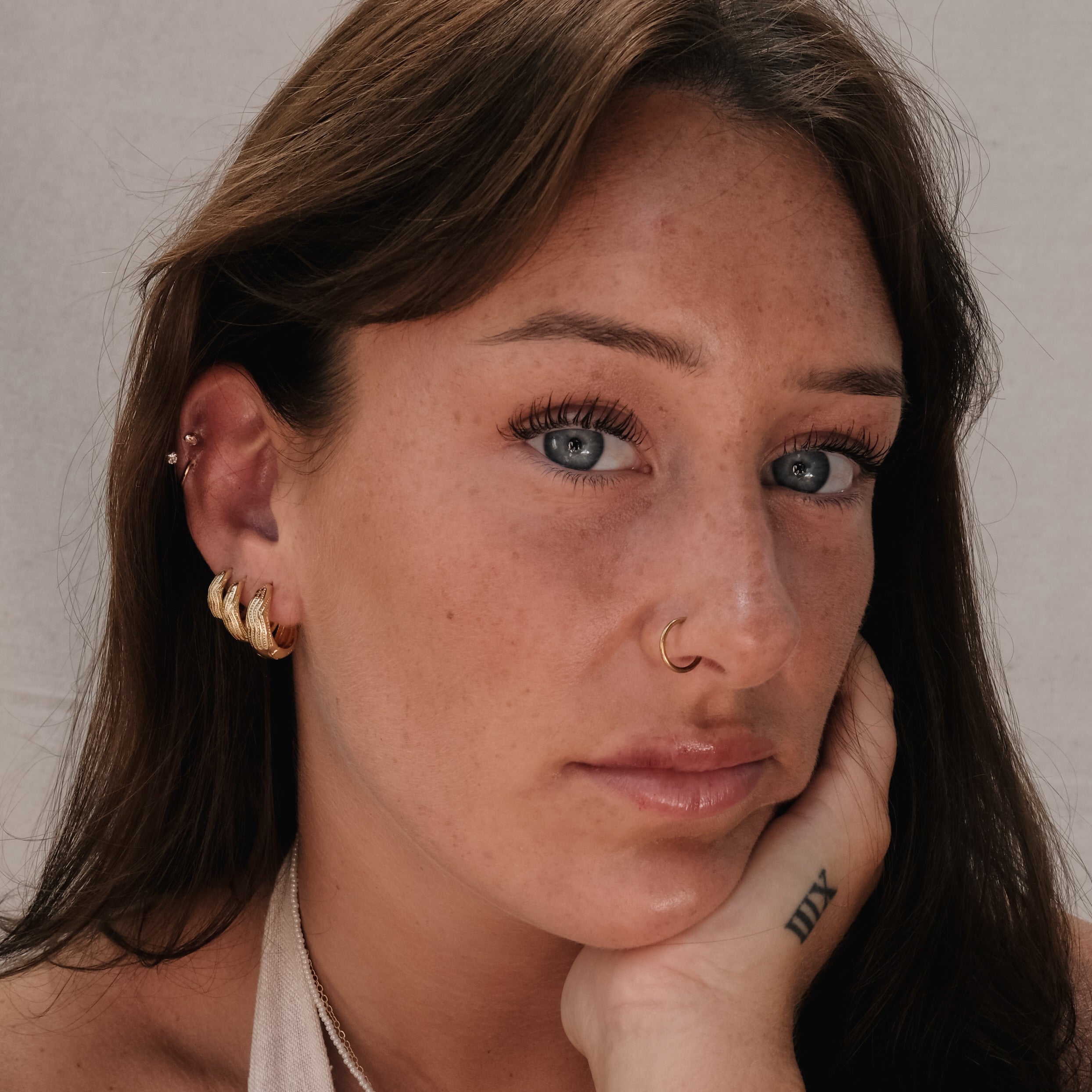 TEXTURED HOOPS - THREE SIZE | My Bohemian Store