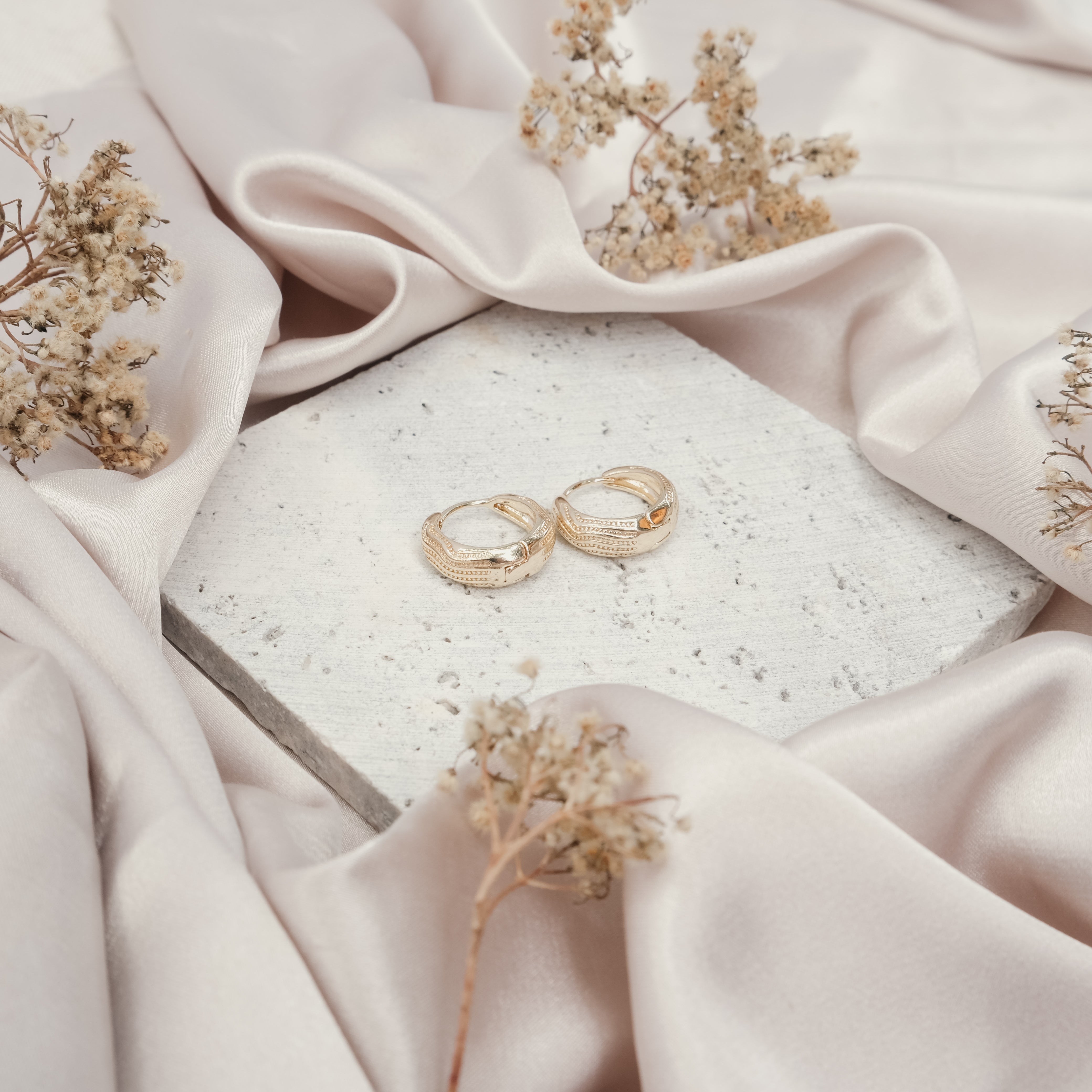 TEXTURED HOOPS - THREE SIZE | My Bohemian Store