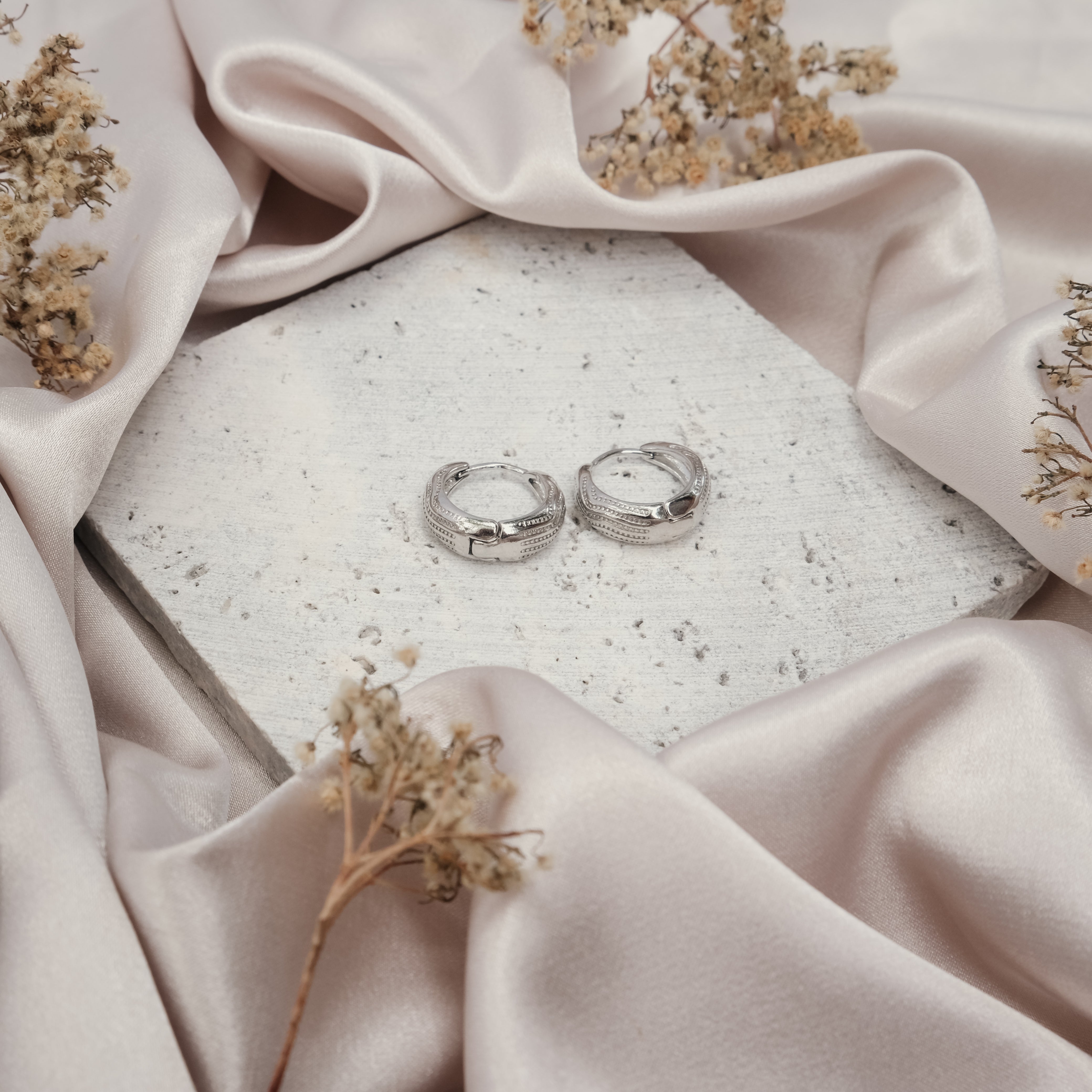 TEXTURED HOOPS - THREE SIZE | My Bohemian Store