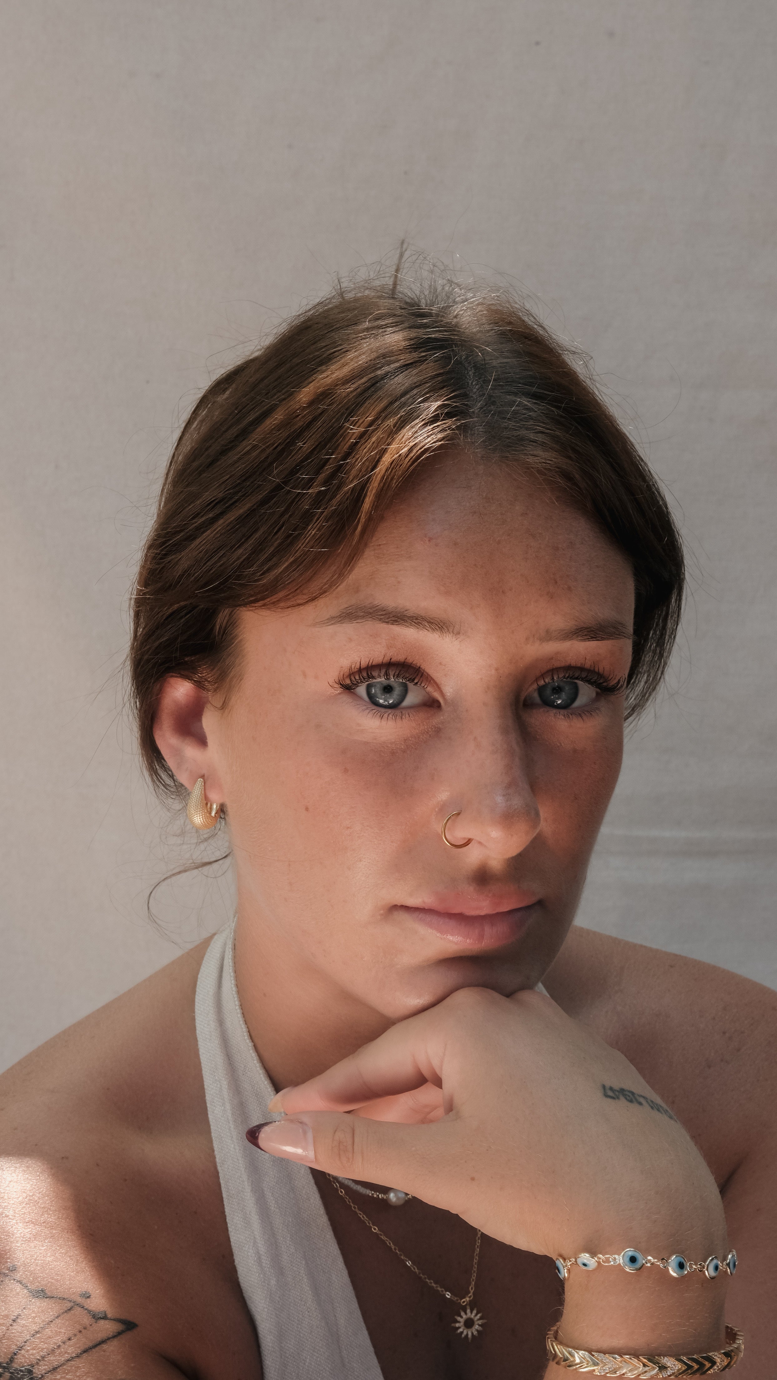 TEXTURED TEARDROP EARRINGS GOLD | My Bohemian Store