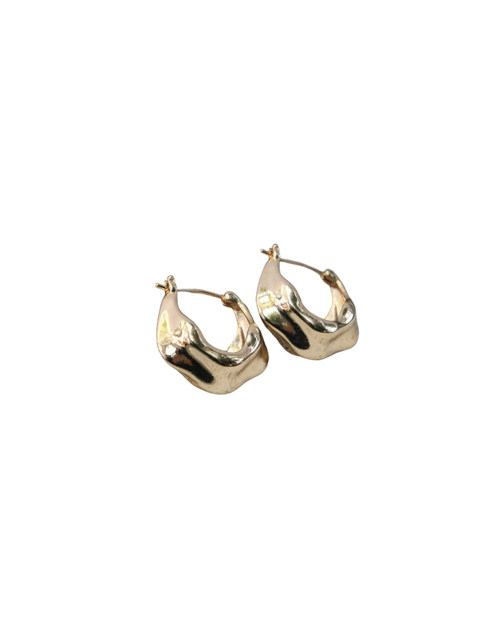 WAVY HOOPS GOLD | My Bohemian Store