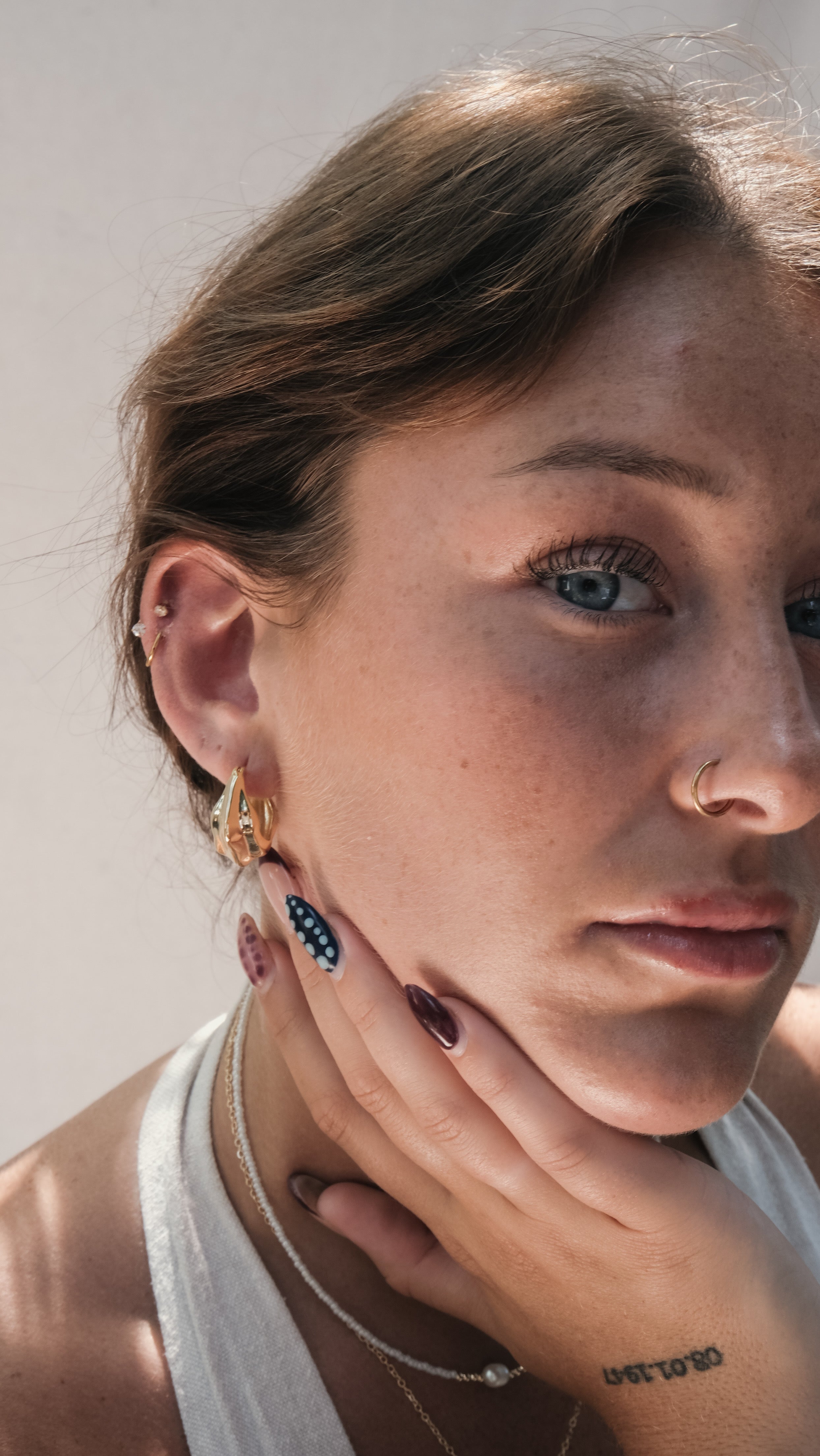 WAVY HOOPS GOLD | My Bohemian Store